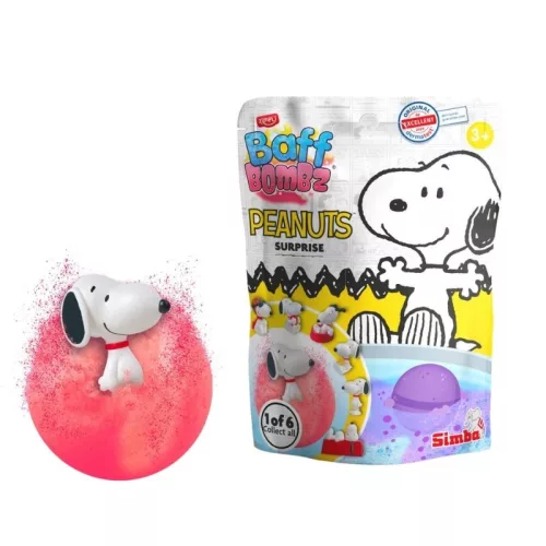 Baff Bombz Peanuts Surprise – Snoopy meglepetés fürdőgolyó