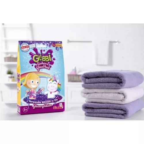 Glibbi Unicorn egyszarvú lila fürdőzselé