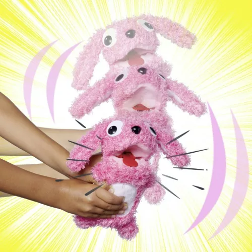ScreamerZ nyúl sikítózó plüss figura (30 cm)