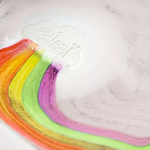 Glibbi Boom szivárványmóka fürdőbomba (1 db)