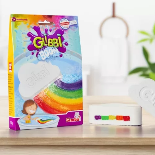 Glibbi Boom szivárványmóka fürdőbomba (1 db)