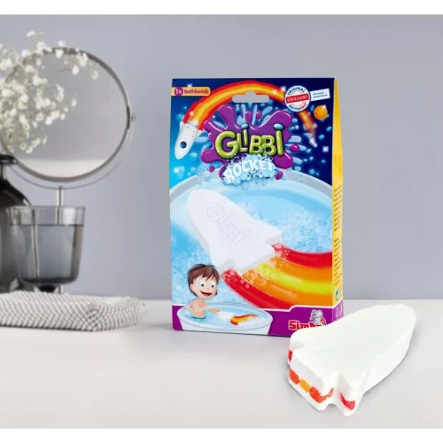 Glibbi Rocket rakéta alakú fürdőbomba (1 db)