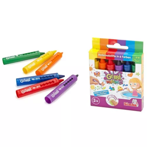 Glibbi Vízi zsírkréta 6 db-os szett