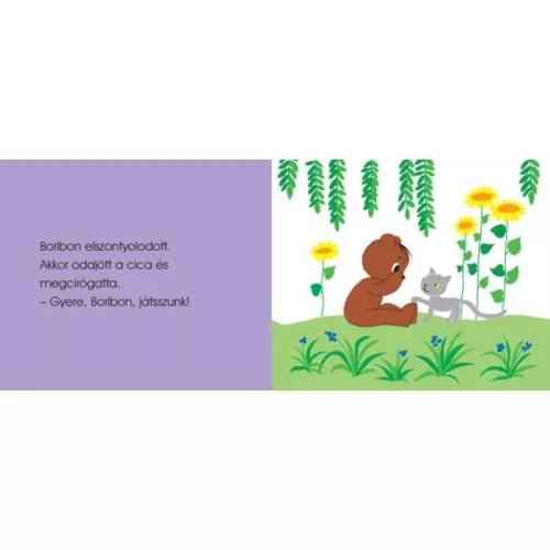 Boribon cicája gyerekkönyv