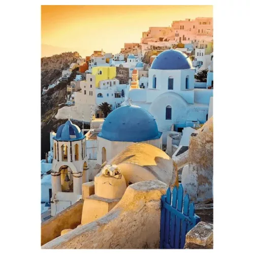 Trefl Premium Plus Puzzle Photo Odyssey – Oia város, Santorini (1000 db)