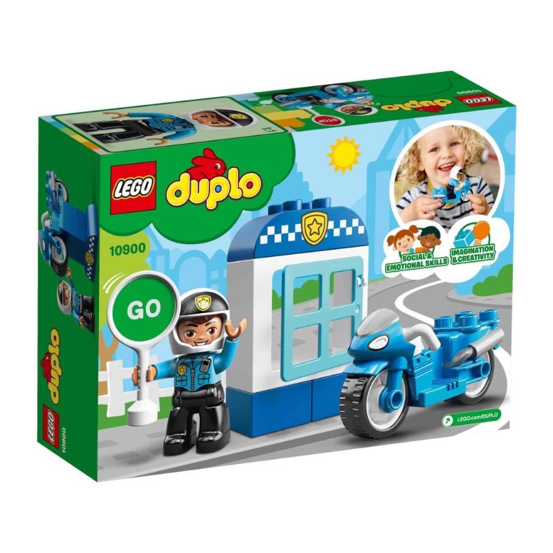 LEGO DUPLO 10900 Rendőrségi motor LEGO készletek Bűbáj W