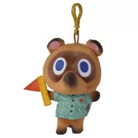 Animal Crossing plüss kulcstartó – Tommy zászlóval