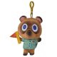 Animal Crossing plüss kulcstartó - Tommy zászlóval