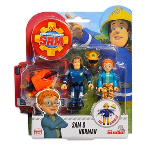 Sam, a tűzoltó 2 db-os figura - Sam & Norman