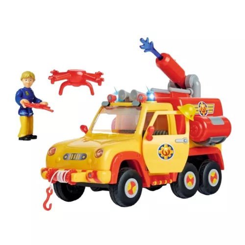 Sam, a tűzoltó – Venus 2.0 tűzoltóautó játékszett Penny figurával, fénnyel és hanggal