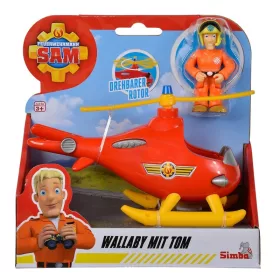 Sam, a tűzoltó – Wallaby helikopter Tom figurával játékszett