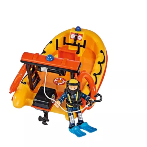 Sam, a tűzoltó – Neptune csónak játékszett Penny figurával