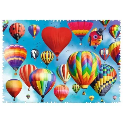 Trefl 11112 Crazy Shapes puzzle – Színes hőlégballonok (600 db)