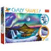 Trefl 11114 Crazy Shapes puzzle - Sarki fény Izlandon (600 db)