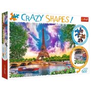   Trefl 11115 Crazy Shapes puzzle - Égbolt Párizs felett (600 db)