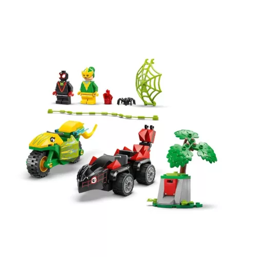 LEGO Marvel 11198 Spin és Electro: Üldözés a dinójárművel