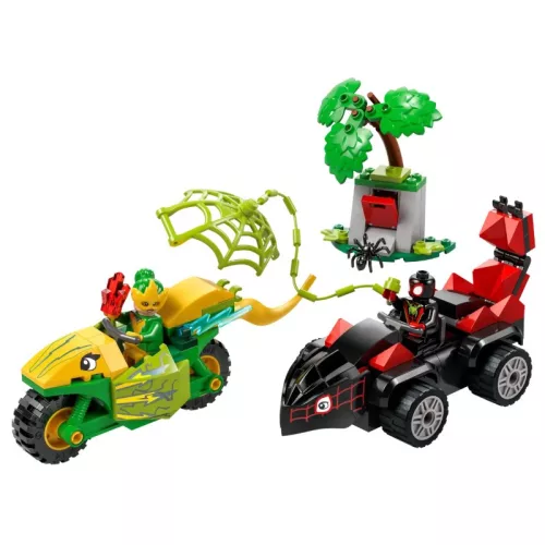 LEGO Marvel 11198 Spin és Electro: Üldözés a dinójárművel