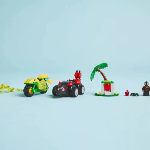 LEGO Marvel 11198 Spin és Electro: Üldözés a dinójárművel