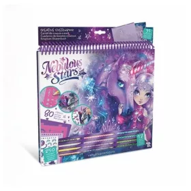 Nebulous Stars Kreatív vázlatfüzet – Fantasy lovak (lila)