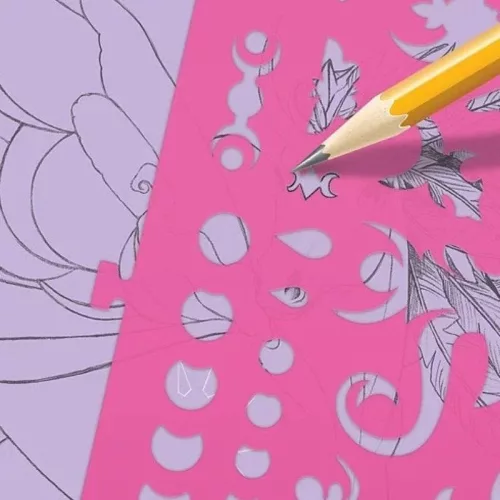 Nebulous Stars Kreatív vázlatfüzet – Fantasy lovak (lila)