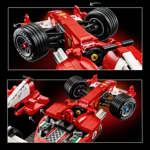 LEGO Icons 11375 Ferrari F2004 és Michael Schumacher