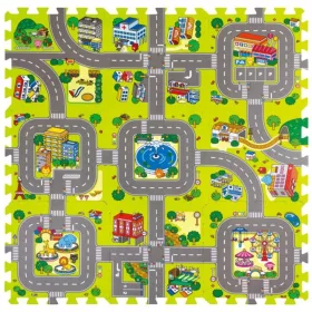 Szivacsszőnyeg – Várostérkép (9 db)