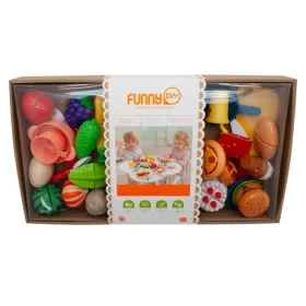 Konyhakészlet vágható ételekkel (25 db-os)