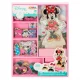 Woomax Disney Minnie mágneses fa öltöztető szett – 38 db mágneses ruhadarabbal és kiegészítővel