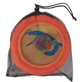 Woozle Goozle frizbi szett labdával, hálós táskában – narancssárga, 21 cm