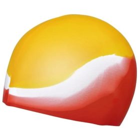 LilColor Wave narancs-piros úszósapka