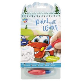 Fess vízzel! – Autók színező készlet