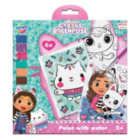 Grafix Gabi babaháza kreatív játék – fess vízzel, 6 lap, vízceruza