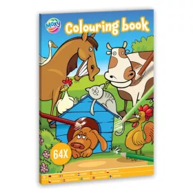 Grafix Kifestő könyv – Háziállatok