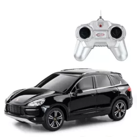 Rastar 46100 Távirányítós autó 1:24-es méretaránnyal – Porsche Cayenne Turbo (fekete)