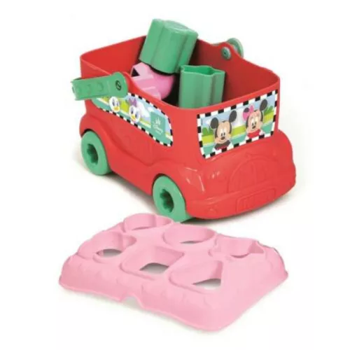 Baby Clementoni Disney 14933 Minnie formavá­logató busz – Minnie egér