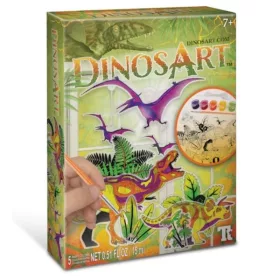 DinosArt dinós Suncatcher képkifestő készlet
