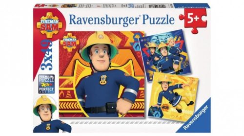 Ravensburger 09386 puzzle - Sam, a tűzoltó (3x49 db-os)