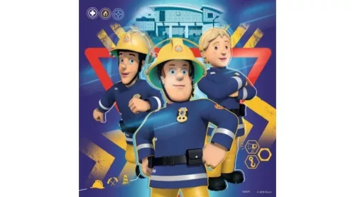 Ravensburger Sam, a tűzoltó puzzle (3x49 db)