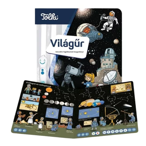 Tolki Világűr interaktív foglalkoztató hangoskönyv
