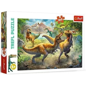 Trefl 15360 puzzle – Harcoló Tyrannosaurusok (160 db)