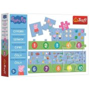 Trefl 15579 Oktató puzzle - Számolj Peppával (20 db)
