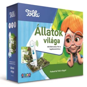 Tolki – Állatok világa interaktív foglalkoztató hangoskönyv tollal