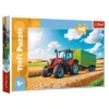 Trefl puzzle – Mezőgazdasági gépek: Traktor pótkocsival (100 db)
