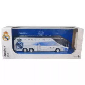 Banbotoys Real Madrid csapatbusz modell fehér-kék 1:50