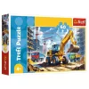 Trefl Kotró-rakodó traktor puzzle – 60 db