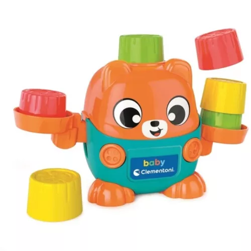 Baby Clementoni 17576 Montessori egyensúlyozó medve bébijáték