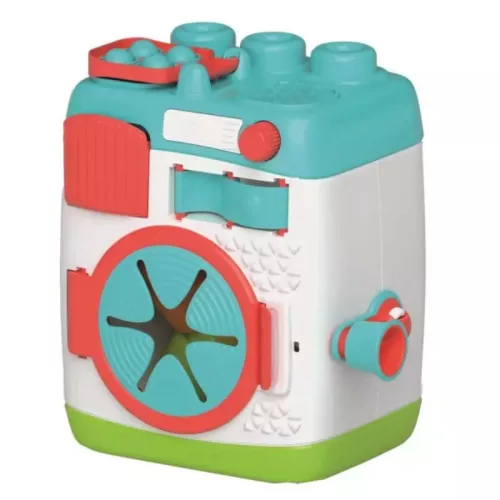 Clementoni Soft Clemmy szenzoros mosógép puha építőkockákkal