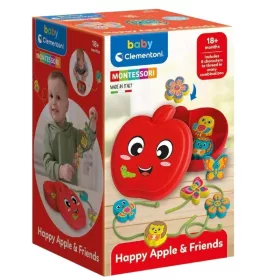Clementoni Baby Happy Apple & Friends – Montessori fűzős játék