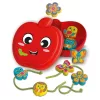 Clementoni Baby Happy Apple & Friends – Montessori fűzős játék
