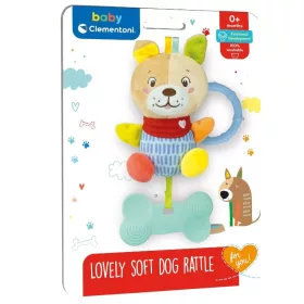 Baby Clementoni 17785 plüss kutyus csörgő